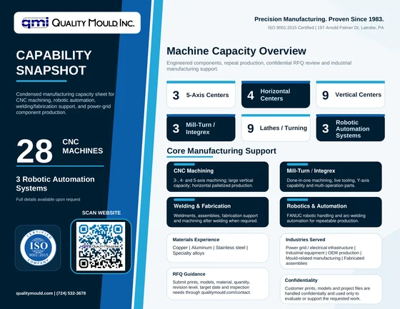 Preview of the Quality Mould capability snapshot PDF
